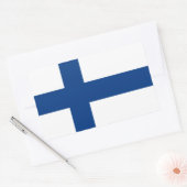 Stickers drapeau finlandais (Enveloppe)