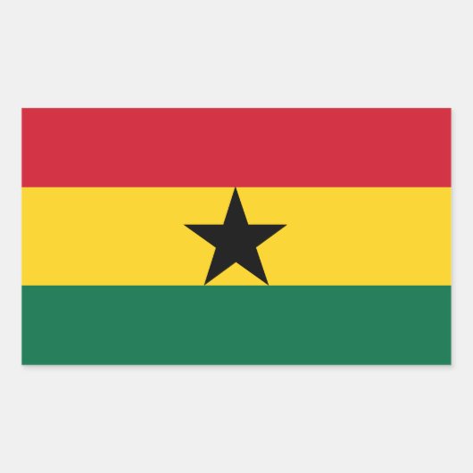 Stickers drapeau ghanéen (Devant)