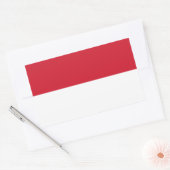 Stickers drapeau indonésien (Enveloppe)