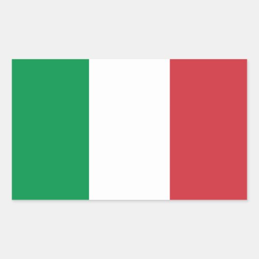 Stickers drapeau italien (Devant)