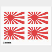 Stickers Drapeau Japonais Soleil Levant (Feuille)