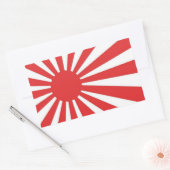 Stickers Drapeau Japonais Soleil Levant (Enveloppe)
