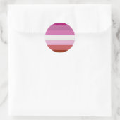 stickers drapeau lesbienne (Sac)