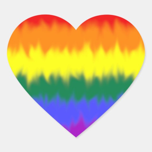 Stickers Drapeau LGBT+ (Devant)
