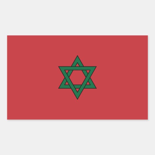 Stickers drapeau marocain (Devant)