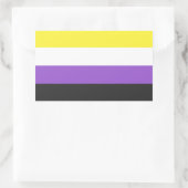 Stickers Drapeau Non Binaire (Sac)