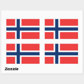 Stickers Drapeau Norvège* (Feuille)