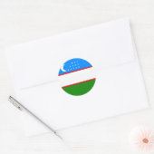Stickers Drapeau Ouzbékistan (Enveloppe)