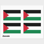 Stickers drapeau palestinien (Feuille)