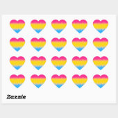 Stickers Drapeau Pansexuel (Feuille)