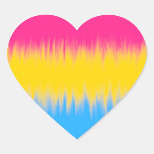 Stickers Drapeau Pansexuel (Devant)