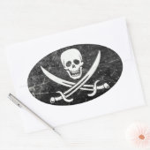 Stickers Drapeau Pirate (Enveloppe)