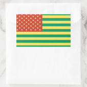 Stickers Drapeau Rasta US (Sac)