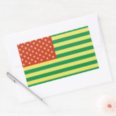 Stickers Drapeau Rasta US (Enveloppe)