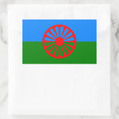 Stickers Drapeau Romani (Sac)