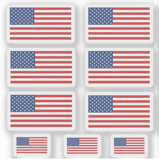 Stickers Drapeau US (Devant)