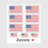 Stickers Drapeau US (Feuille)