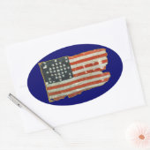 Stickers Drapeau vintage américain (Enveloppe)