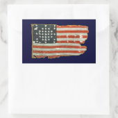 Stickers Drapeau vintage américain (Sac)