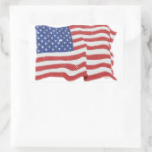 Stickers Drapeau vintage américain (Sac)
