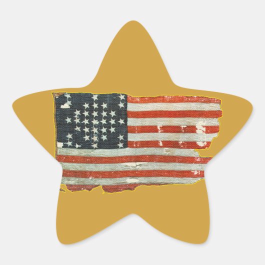 Stickers Drapeau vintage américain (Devant)
