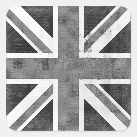 Stickers Drapeau vintage Royaume-Uni (Devant)