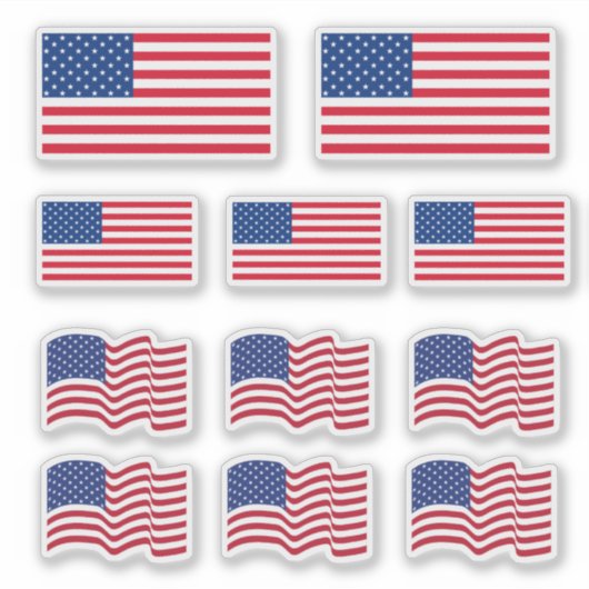 Stickers drapeaux américains (Devant)
