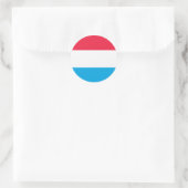 Stickers drapeaux Luxembourg (Sac)