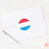 Stickers drapeaux Luxembourg (Enveloppe)