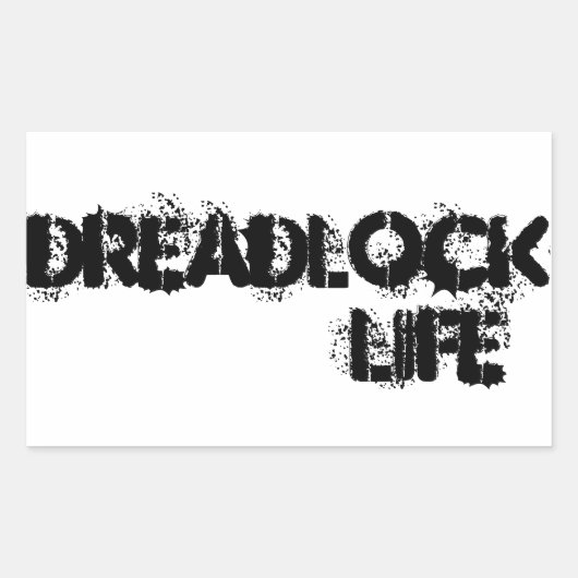 Stickers DREADLOCK LIFE (Devant)