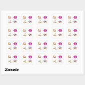 Stickers Drôle Cartoon Duck 4 Pack (Feuille)