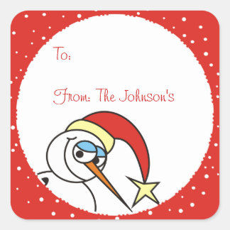 Stickers Drôle Snowman Xmas Cadeau
