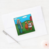 Stickers Drôle Thanksgiving "I'm With Delicious" (Enveloppe)