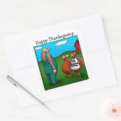 Stickers Drôle Thanksgiving "I'm With Delicious" (Enveloppe)
