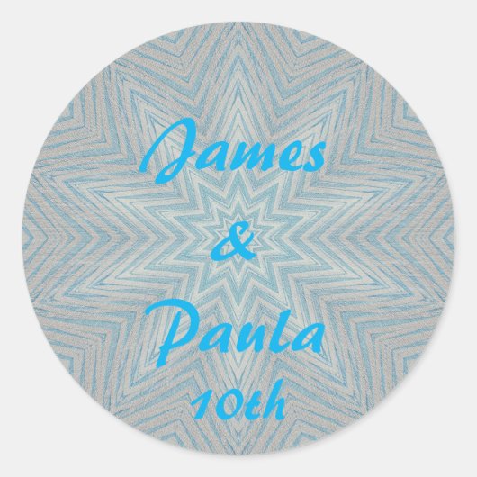 Stickers du 10e anniversaire du Mariage (Devant)