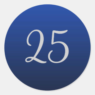 Stickers du 25e anniversaire du Mariage