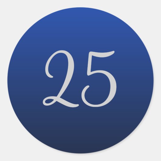 Stickers du 25e anniversaire du Mariage (Devant)