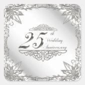 Stickers du 25e anniversaire du Mariage (Devant)