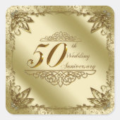 Stickers du 50e anniversaire du Mariage (Devant)