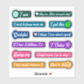 Stickers du journal de calligraphie (Feuille)