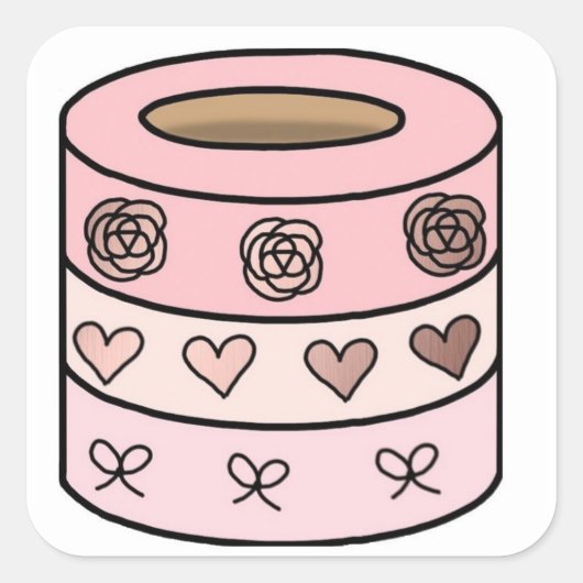 Stickers du lecteur de bande Washi (Devant)