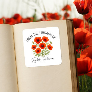 Stickers du livre de Poppies   Livre floral person