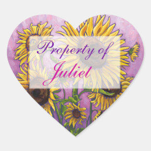 Stickers du livre de Sunflower Heart