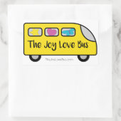Stickers du logo du bus Joy Love (Sac)