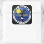 Stickers du logo du ranch pour chiens (Sac)