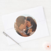 Stickers du Parti de l'engagement photo moderne (Enveloppe)