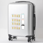 Stickers du planificateur de cordes (Sur valise)