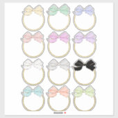 Stickers du planificateur de cordes (Feuille)