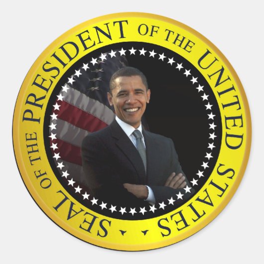 Stickers du président Barack Obama (Devant)