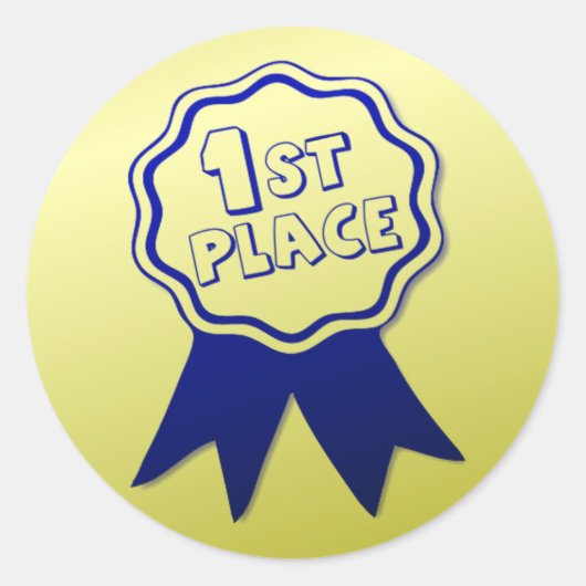 Stickers du Prix du Ruban Bleu de l'enseignant (Devant)